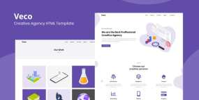 【Veco v1.0】创意代理广告公司HTML5模版