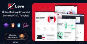 【Leve v1.0】在线银行业务和支付处理HTML5模版