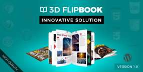 3D FlipBook汉化版_图片PDF浏览3D翻页效果WordPress插件