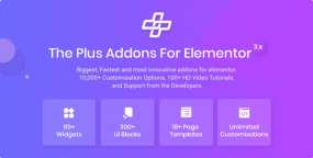 The Plus Addon汉化版_含100+页面编辑元素Elementor组件