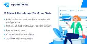wpDataTables中文版_WordPress图表设计插件+组件包