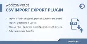 导入导出CSV格式数据 Woocommerce插件 更新至v2.0.0
