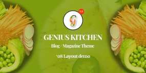 【Genius Kitchen v1.5】新闻杂志美食博客WordPress主题
