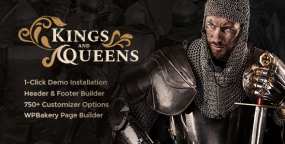 Kings & Queens戏剧和歌剧院网站WordPress主题
