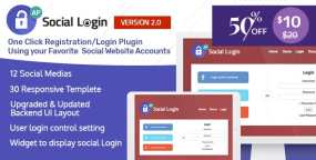 【AccessPress Social Login v2.0.8】社交登录WordPress插件 免费下载