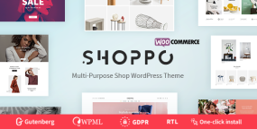 Shoppo简约服装家具在线购物网店WordPress主题