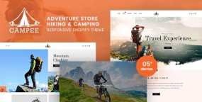 Shopify主题Campee v1.0：冒险远足露营用品商店Shopify主题