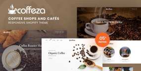 Shopify主题Coffeza v1.0：响应式咖啡店和咖啡馆Shopify主题