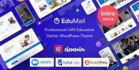 EduMall汉化版_WordPress在线课程和教育机构主题