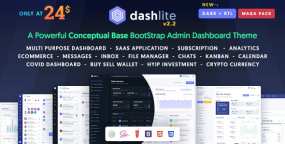 HTML模版DashLite 2.9.1 响应式Bootstrap管理面板模板