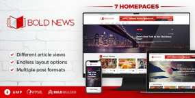 WordPress主题Bold News汉化版新闻媒体报纸杂志网站模板