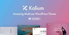 Kalium汉化版_创意多用途建站模板WordPress主题