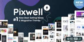 Pixwell(v11.6) 新闻杂志自媒体网站WordPress主题