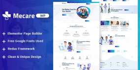WordPress主题Mecare v1.0：医院诊所医疗保健网站WordPress主题