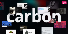Carbon响应式极简多用途企业建站模板WordPress主题