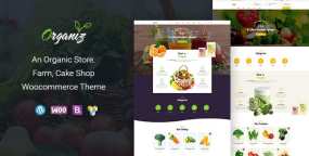 Organiz有机绿色农产品商城WooCommerce主题