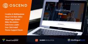 WordPress主题Oscend pluse v2.3.5：商业网站WordPress主题