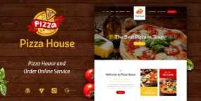 Pizza House餐厅/咖啡厅/小酒馆网站WordPress主题V1.4.0