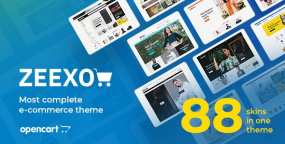OpenCart主题Zeexo 1.4 带88组演示数据的商城系统OpenCart模版
