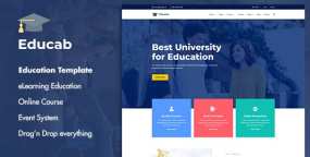 Joomla主题Educab v1.0-大学教育Joomla模板