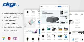 Digi v1.9.6 WordPress数码家电跨境电商主题