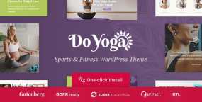 WordPress主题Do Yoga健身房和瑜伽俱乐部网站模板