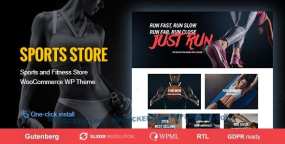 SPORTS STORE(v1.2.8)运动装备和健身器材购物网站WooCommerce主题
