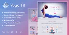 Yoga Fit(v1.4.6)瑜伽健身企业网站模板WordPress主题