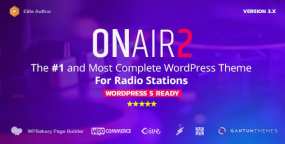 Onair2(v5.9.2)广播电台和播客网站WordPress主题 带连续播放功能
