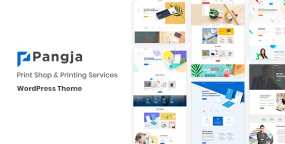 WordPress主题Pangja 1.5.1 打印店和印刷服务企业网站模板