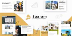 Saaram建筑企业官方网站WordPress主题