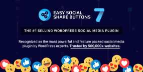 Easy Social Share激活版(V10.2)社交分享按钮WordPress插件