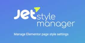 JetStyleManager页面样式设置管理器Elementor组件