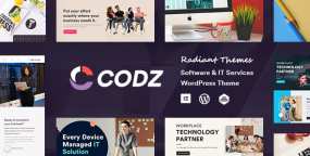 WordPress主题Codz响应式软件推荐和IT服务企业网站模板