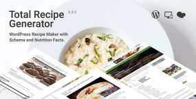 Total Recipe Generator汉化版 | 食谱配方生成器WPBakery组件