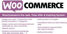 WooCommerce Pre-sale商品预售和限时优惠插件V11.5