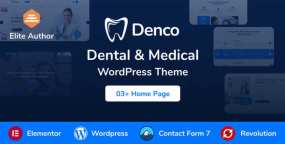Denco牙科诊所WordPress主题v1.1 – 牙齿护理网站模板