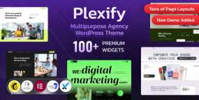 Plexifly主题v1.1 WordPress品牌包装设计网站模板