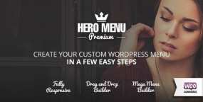 Hero Menu拖放式超级图文菜单定制WordPress插件