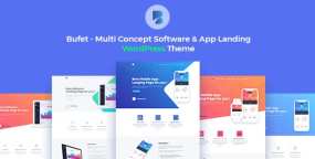 WordPress主题Bufet v2.1.6-响应式软件和应用APP落地页WordPress主题