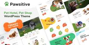 Pawsitive宠物护理和宠物店网站WordPress主题