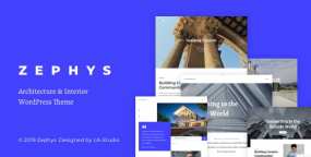 WordPress主题Zephys 1.1.3 建筑装修与室内设计企业网站模板