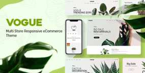 Prestashop主题Vogue v1.0：绿植花园农场Prestashop主题