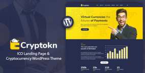Cryptokn v1.5：ICO落地页和加密货币网站WordPress主题