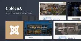 GoldenA房地产代理出租Joomla网站模板