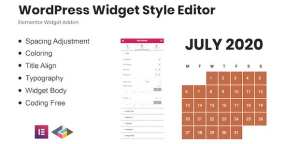Widget Style Editor v1.0.2：小工具样式编辑器Elementor扩展组件