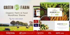 [1.2.1]Green Farm有机农场网站或果蔬市场WordPress主题