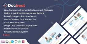 Doctreat WordPress主题_医生名录分类列表网站模板