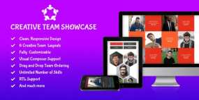 Creative Team Showcase创意团队成员展示WordPress插件V2.7.0