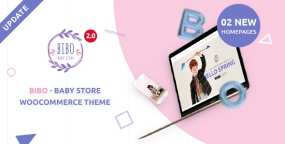 WordPress主题Bibo v2.3.3：婴幼儿用品商城WooCommerce主题